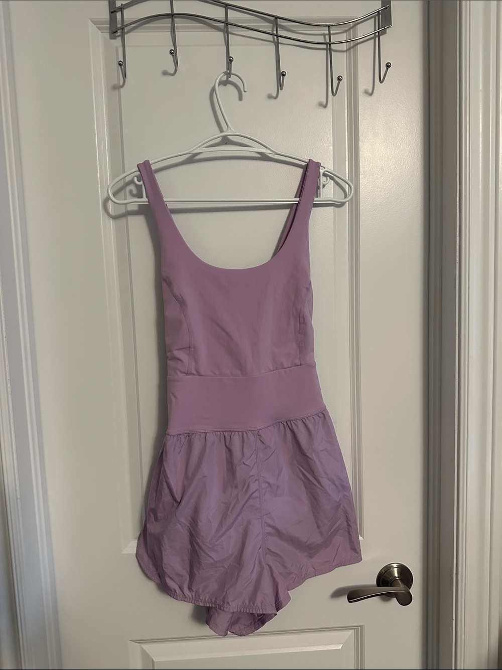 Avia Lilac Athletic Girls Romper Size 12-14